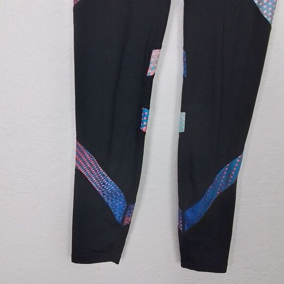 GapFit Gfast Athletic Leggings XS Black Yoga Pant Compression Mid Rise Ankle - Picture 3 of 8